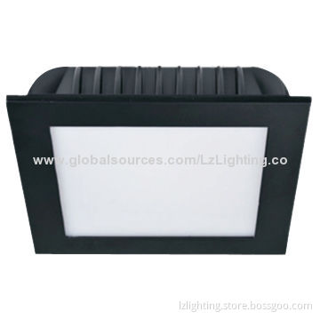 LED square downlight, 30W, slim